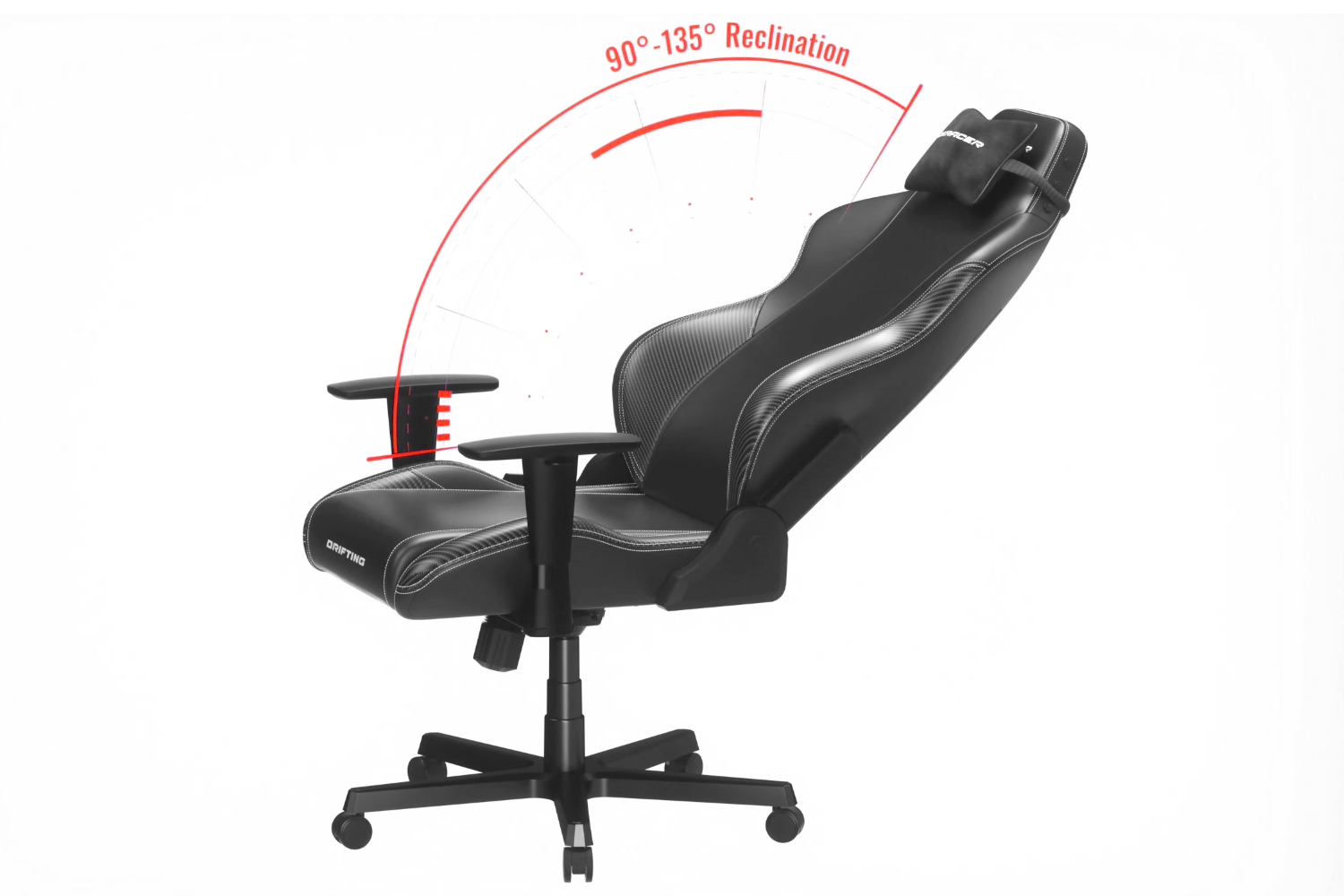 90°~135° Reclining Backrest