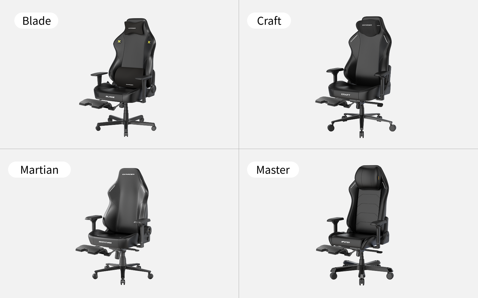 Универсальная совместимость с сериями DXRacer