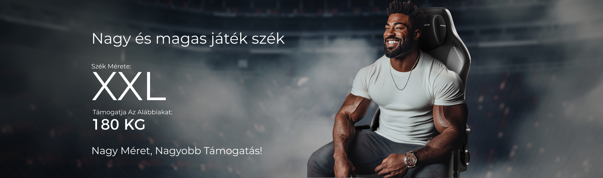 Nagy teherbírású játékszék nagy és magas játékosoknak