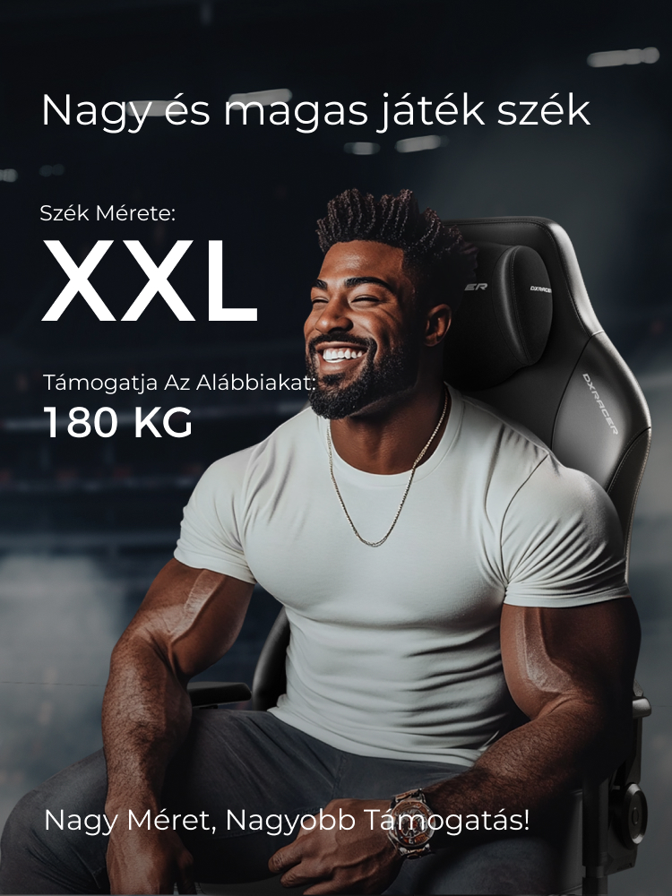Nagy teherbírású játékszék nagy és magas játékosoknak